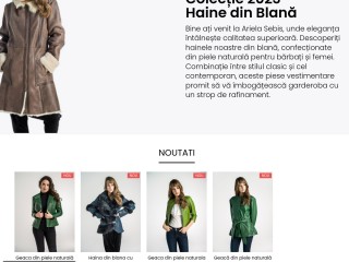Haine din Piele și Blană Naturală - Ariela Sebiș