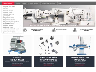 Utilaje industriale pentru cusut, brodat, croi si finisaj din import direct la cele mai bune preturi