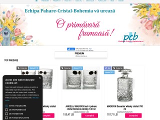 PahareCristalBohemia.ro - IMPORTATOR OFICIAL AUTORIZAT Cristal Bohemia si portelan Bohemia in ROMANI