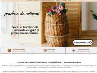 ProduseHandmade.ro - Produse Unice din Lemn, Cupru și Răchită |