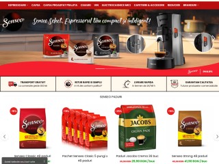 Senseo Online Store - Magazin paduri, capsule, cafea, espressoare